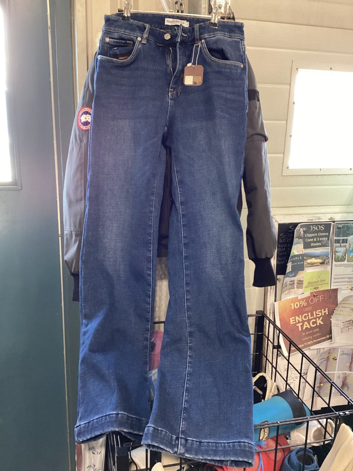 Jeans – Ranch Dress'n Signature Trouser Fleece Lined, Large 10/12 x 36L | Used, Like New