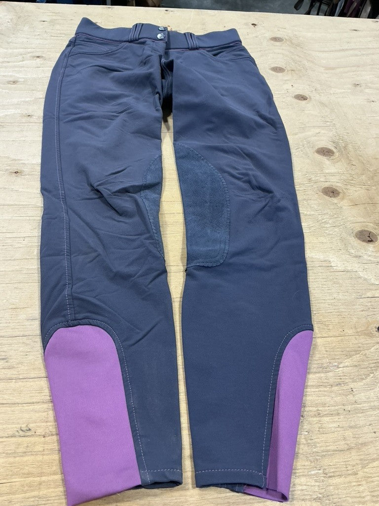 English Breeches – Elation Platinum, Grey/Pink, 26R | Used