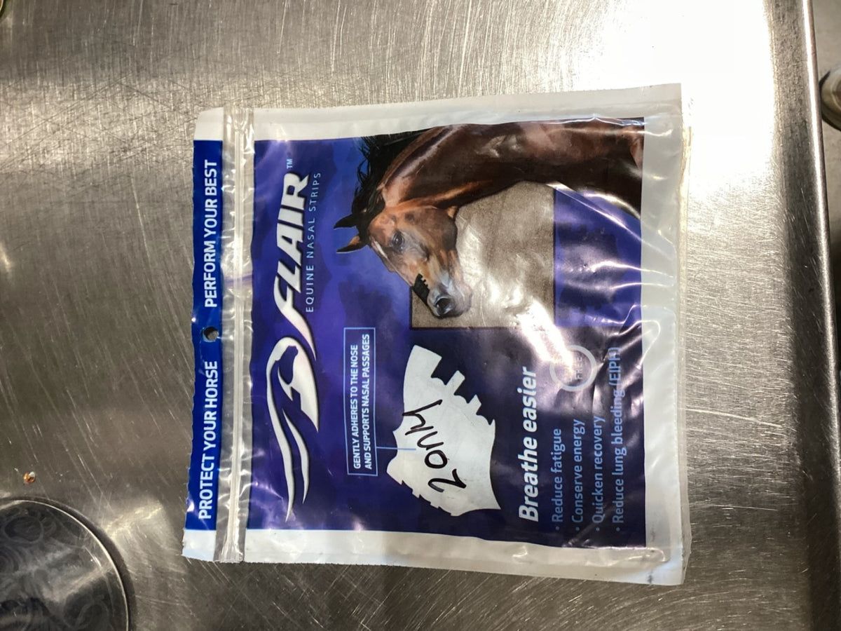Nasal Strips – Flair, Teal (Open Package, 5 Strips) | Used