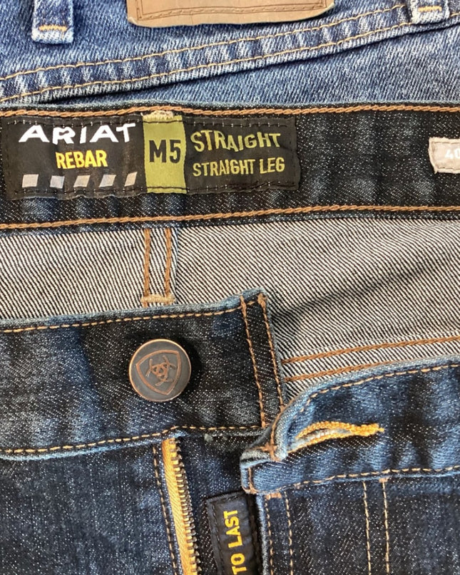 Jeans – Ariat Rebar Straight Leg, 40x30 | Used