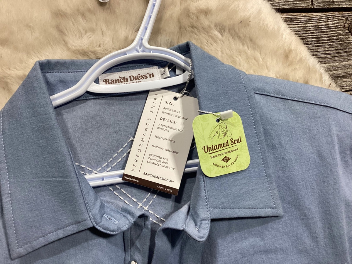 Western Shirt – Ranch Dress'n Rodeo, Large | New with Tags