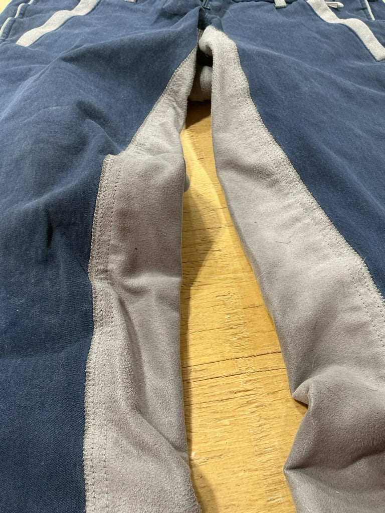 English Breeches – Goode Rider, Blue/Grey, 28L | Used