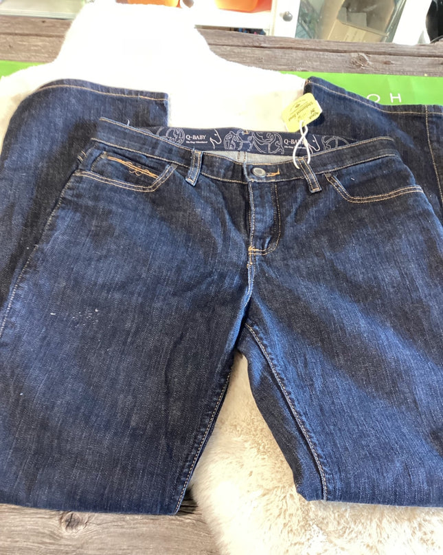 Jeans – Wrangler Q-Baby, Dark Blue, 9/10x34 | Used