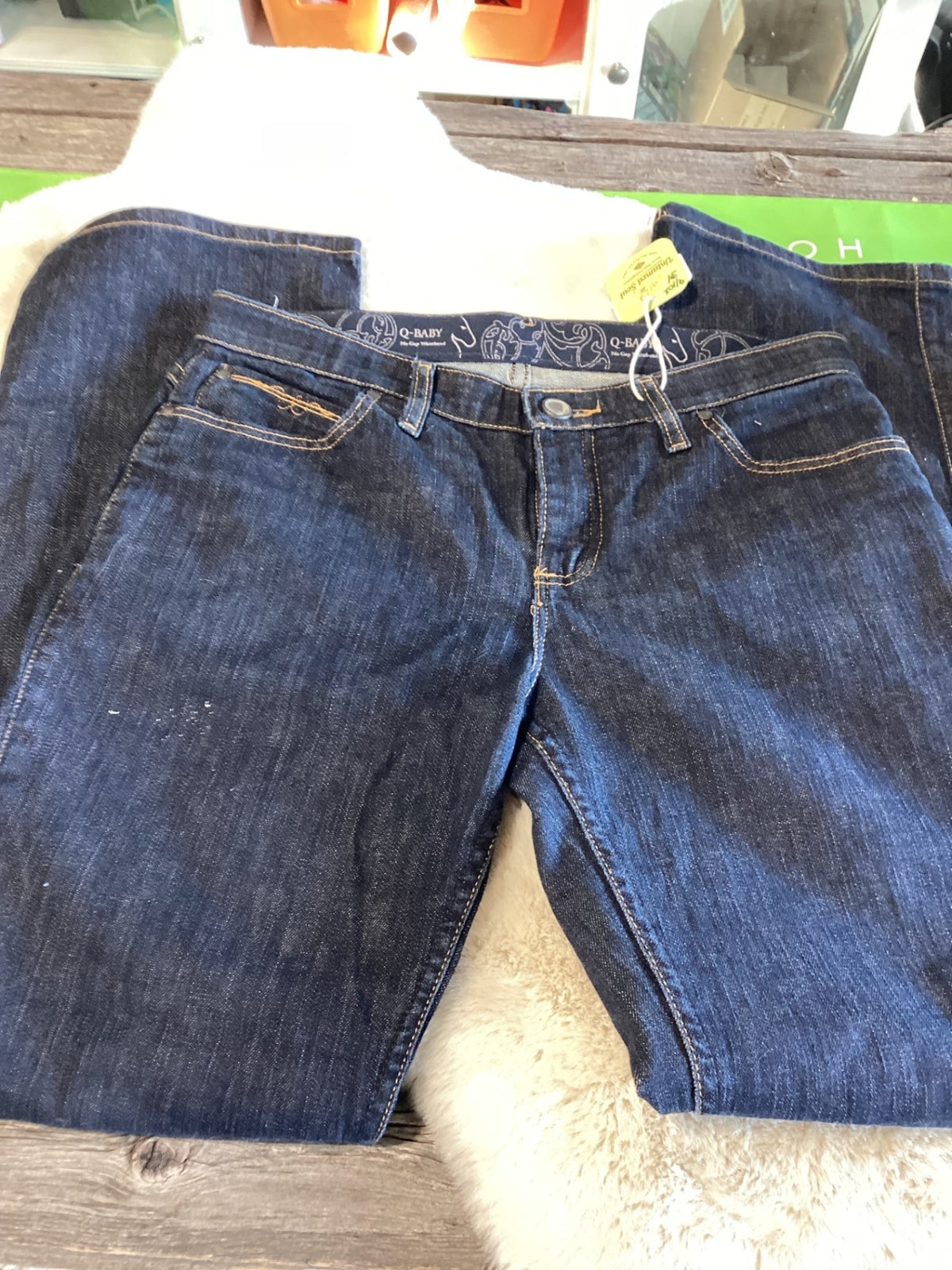 Jeans – Wrangler Q-Baby, Dark Blue, 9/10x34 | Used