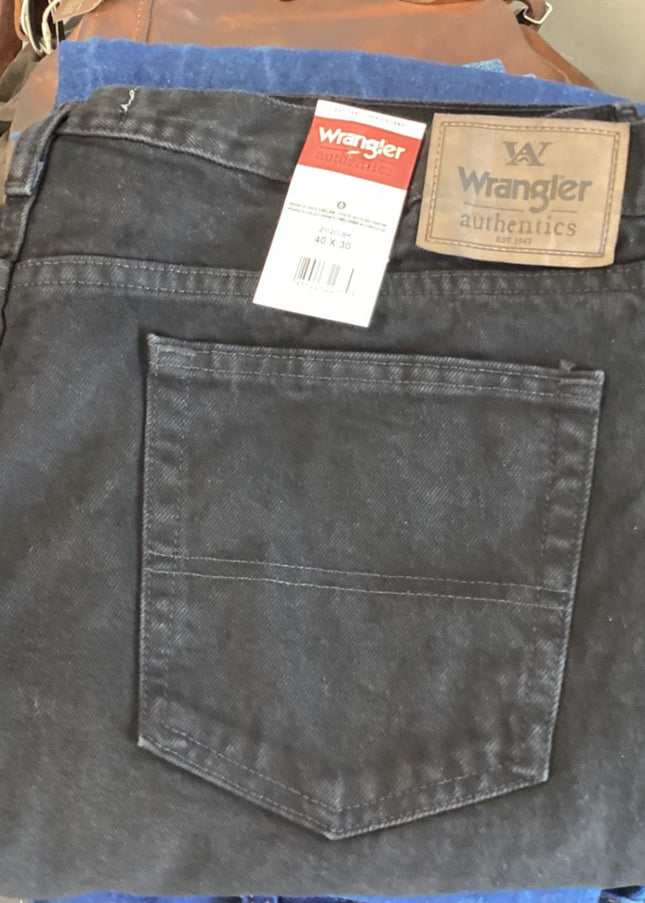 Jeans – Wrangler, Black, 40x30 | Used