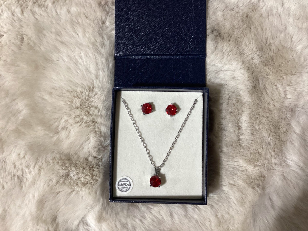 Necklace & Earring Set – Montana Silversmiths, Red | Used