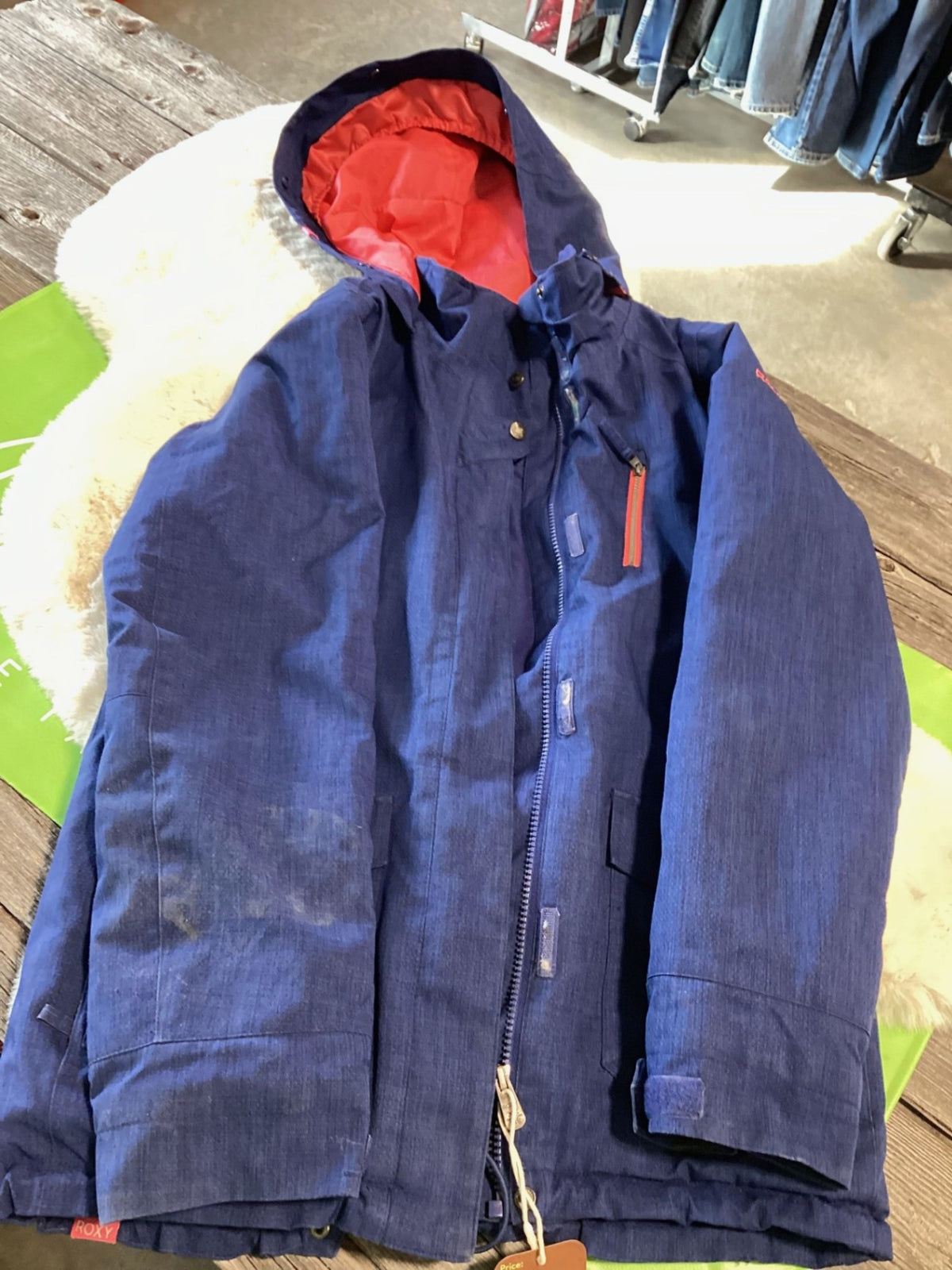 Winter Coat – Roxy, Blue, Youth 16 (XXL) | Used