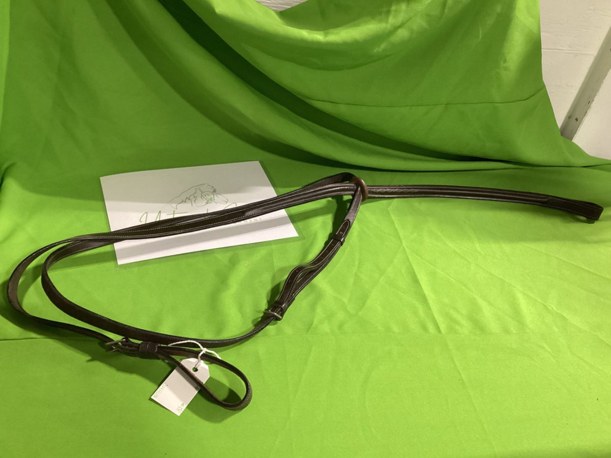 English Breast Collar – White Stitching | Used
