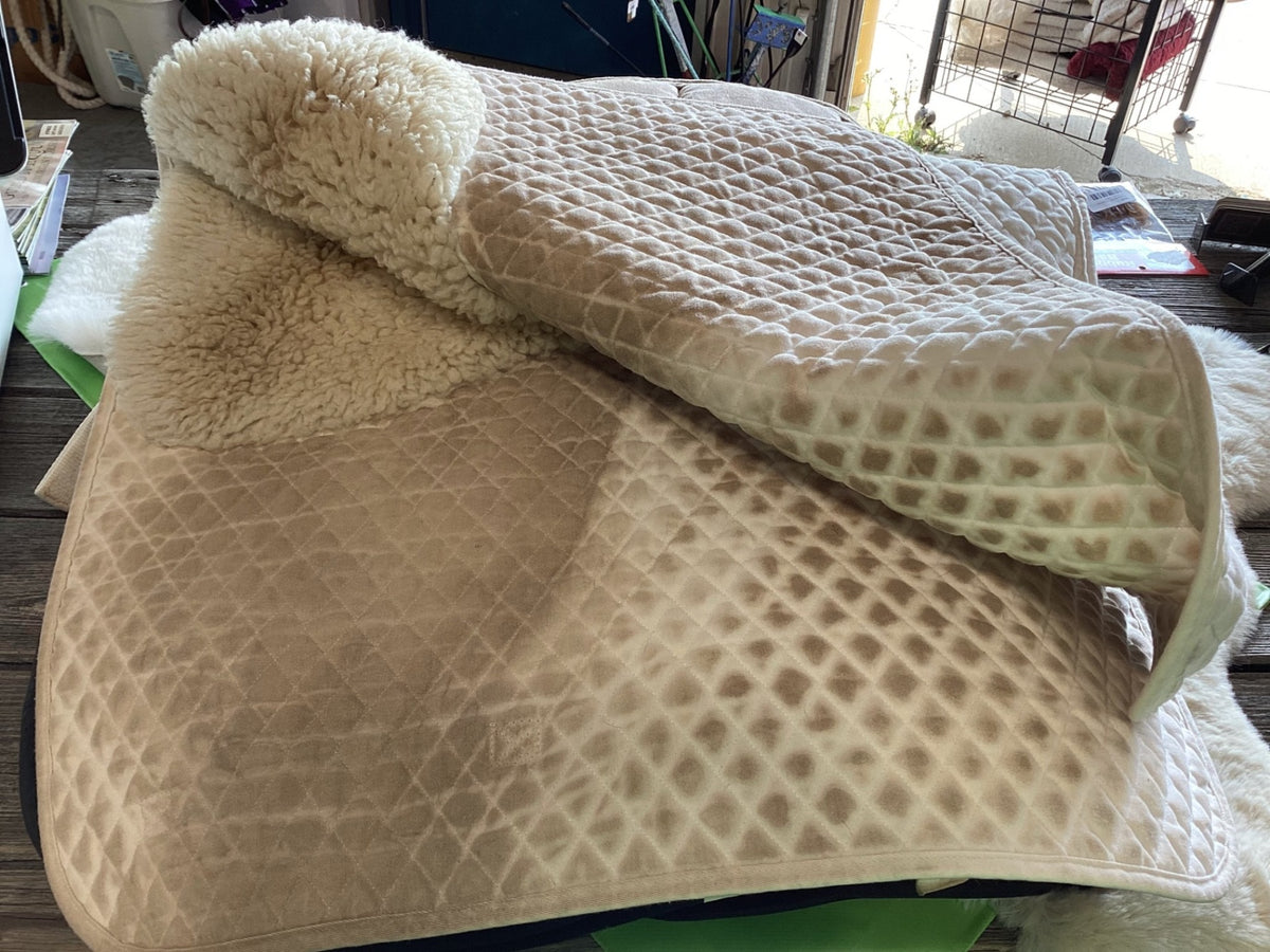 English Saddle Pad – White (C) | Used