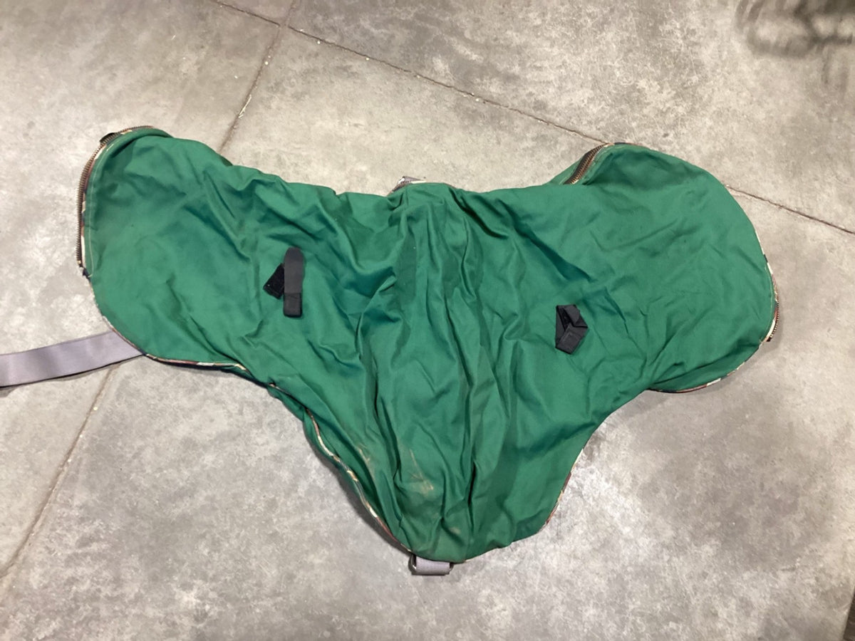 English Saddle Carry Bag – Green | Used
