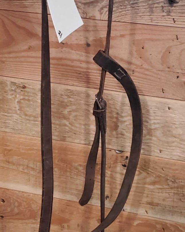 Western Headstall – Brown Quick Release Browband | Used