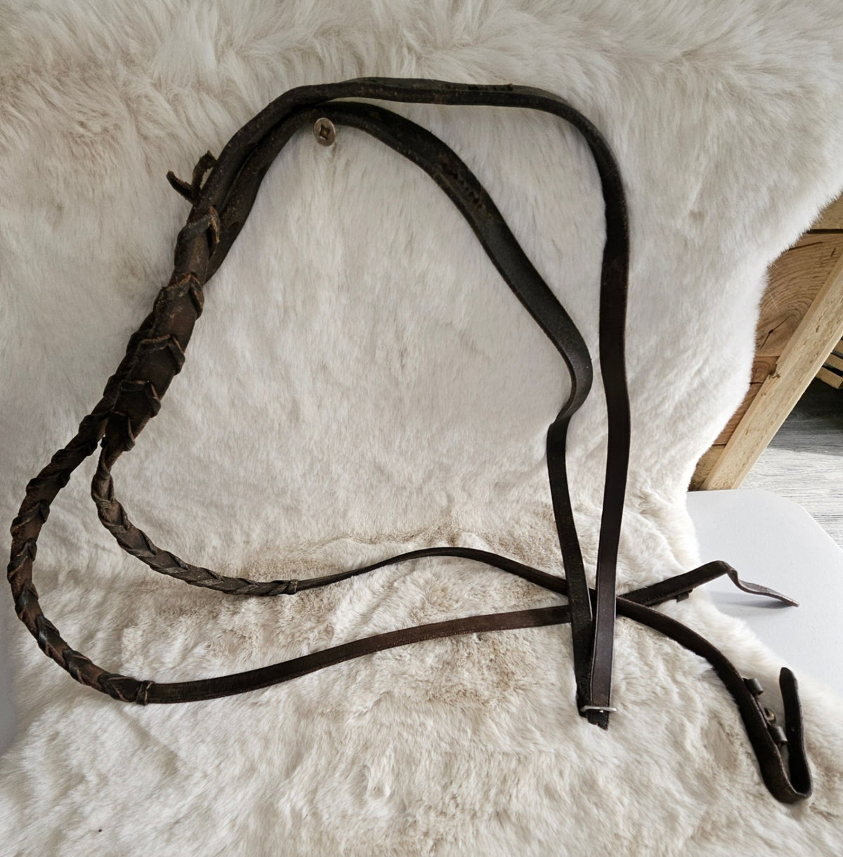 English Reins – Braided (Well Loved) | Used