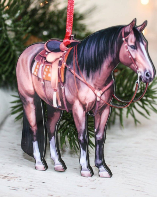 Ornament – Bay Quarter Horse, Western Ranch | New
