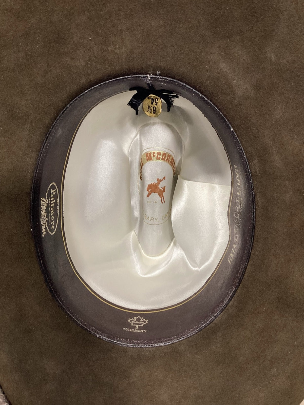 Cowboy Hat – Brown, Size 6 3/4 | Used