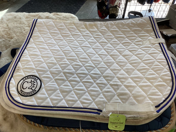 English Saddle Pad – White (A) | Used