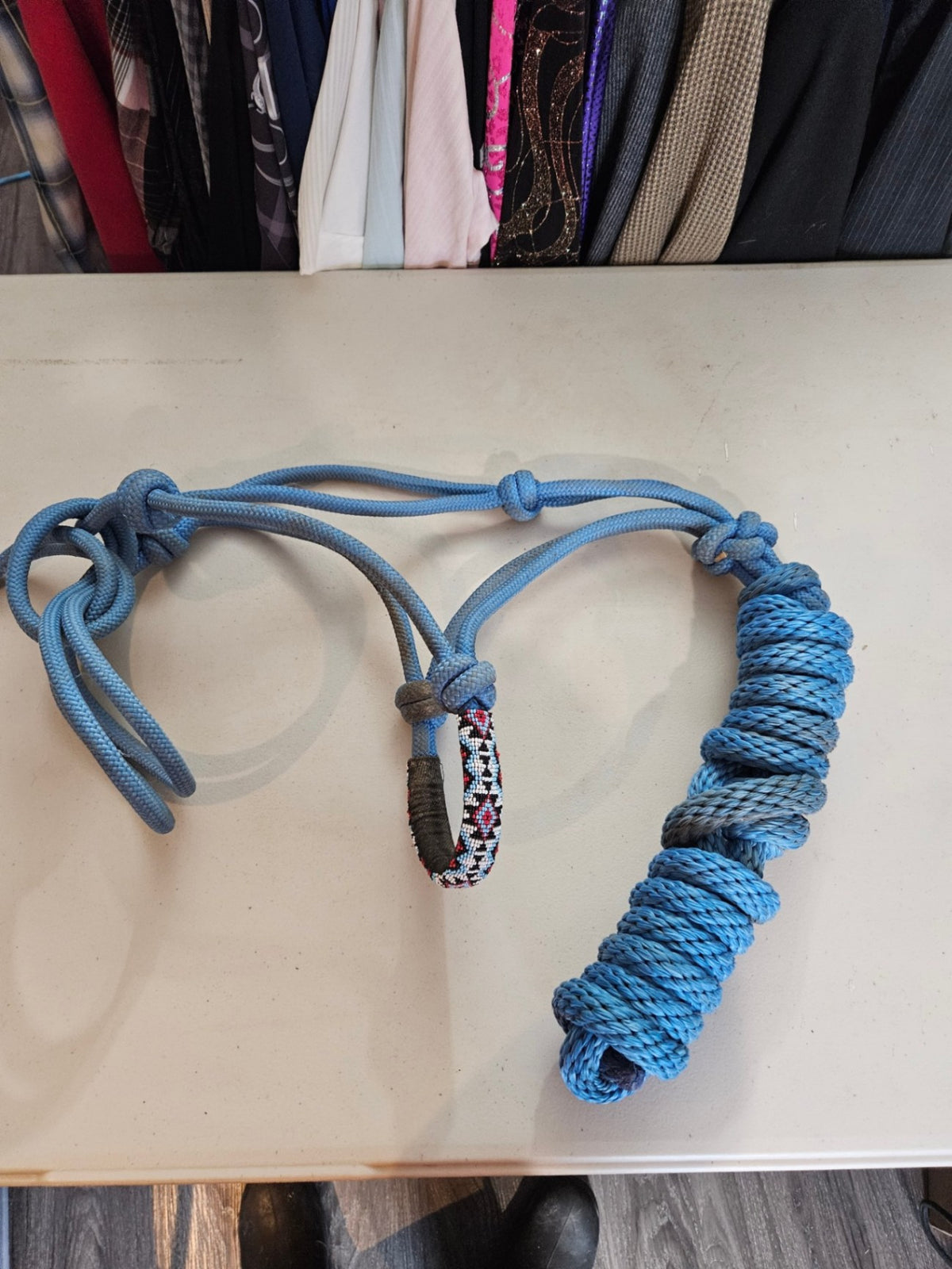 Halter – Rope, Blue (C) | Used