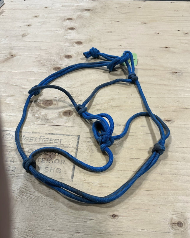 Halter – Rope, Blue, Full | Used