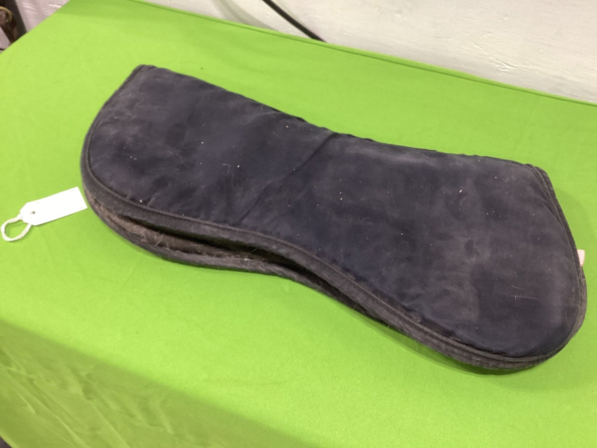 English 1/2 Saddle Pad – Memory Foam Inserts, Black | Used