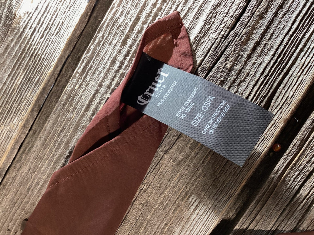 Hair Scrunchie – Cruel Girl Wild Rag, Brown | Used