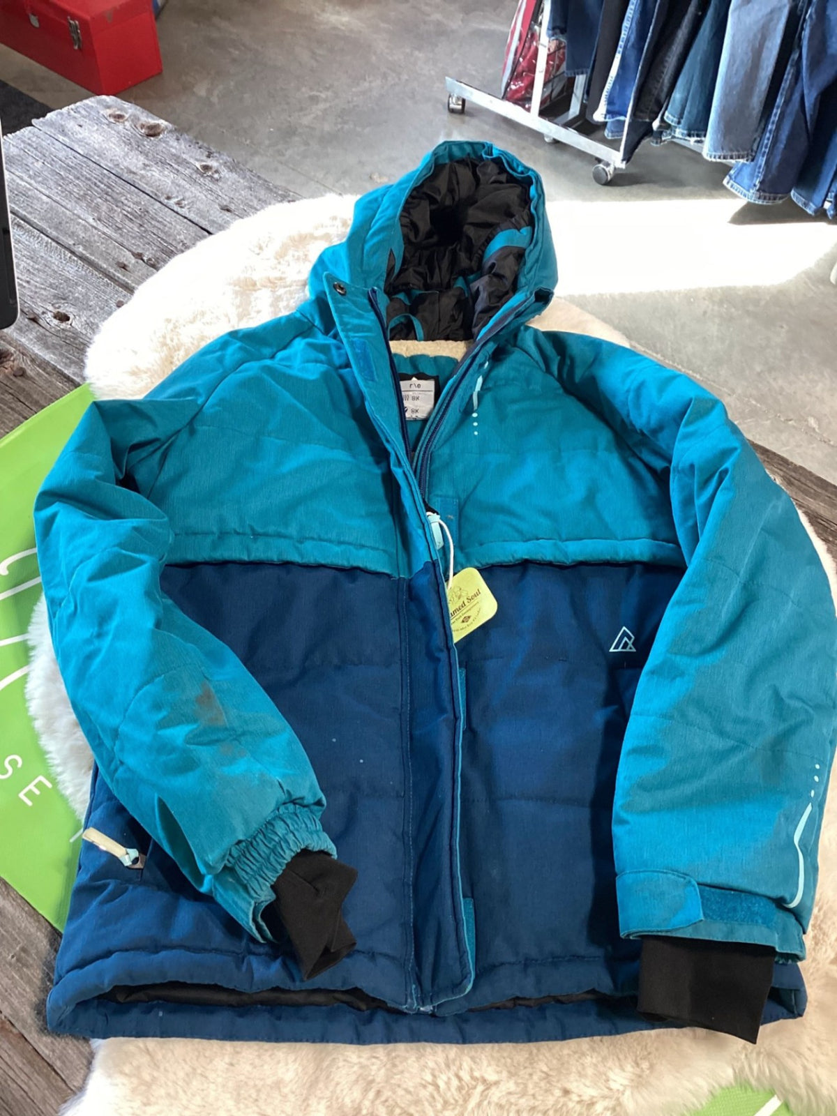 Winter Jacket – Ripzone, Blue, Youth Large | Used