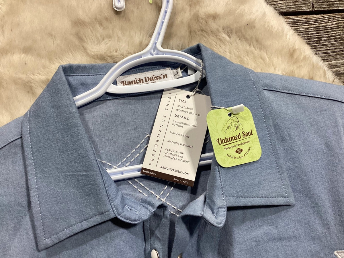 Western Shirt – Ranch Dress'n Rodeo, Large | New with Tags