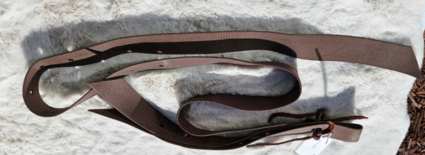 Western Latigo & Billet – Nylon, Brown | Used