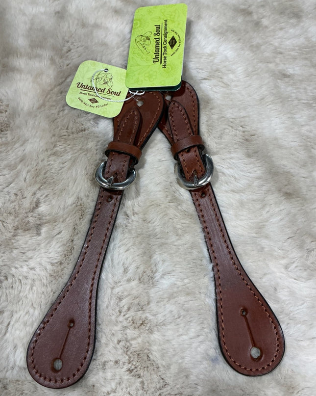 Western Spur Straps – Plain (2 Available) | New