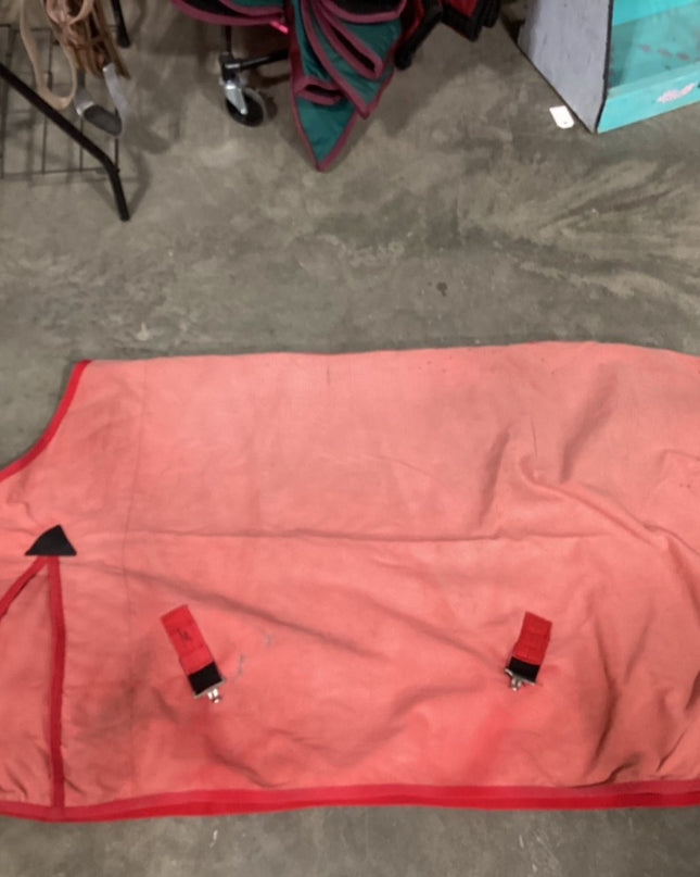 Stable Sheet – Shedrow, Faded Red, 78" | Used