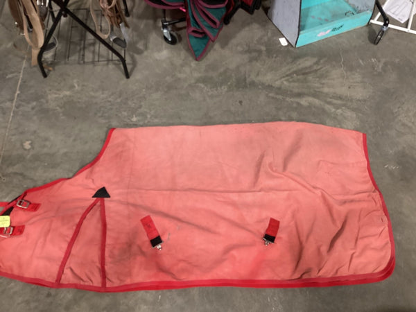Stable Sheet – Shedrow, Faded Red, 78" | Used