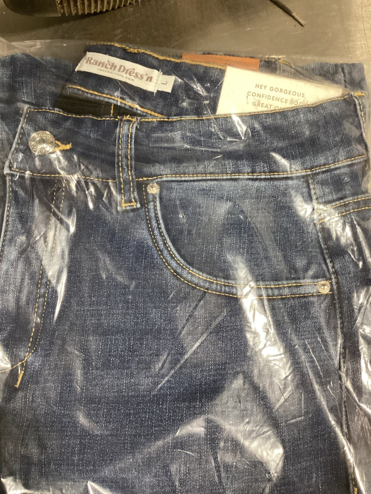Jeans – Ranch Dress'n Signature Trouser Fleece Lined, Large 10/12 x 36L | New with Tags