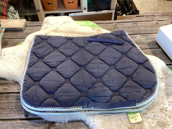 English Saddle Pad – Blue, Full (B) | Used