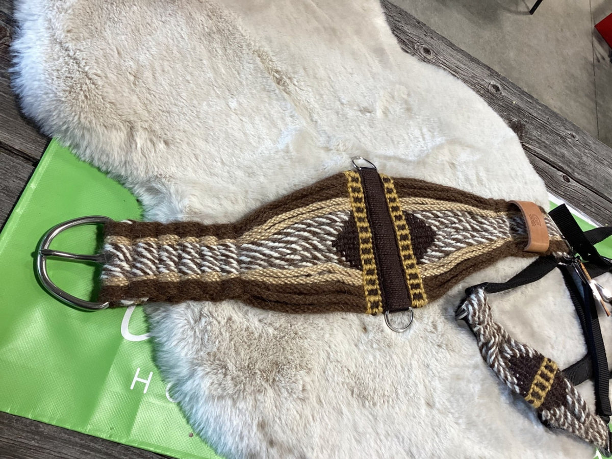 Western Cinch & Halter Set – CP Custom Tack Roper 30", Brown | New