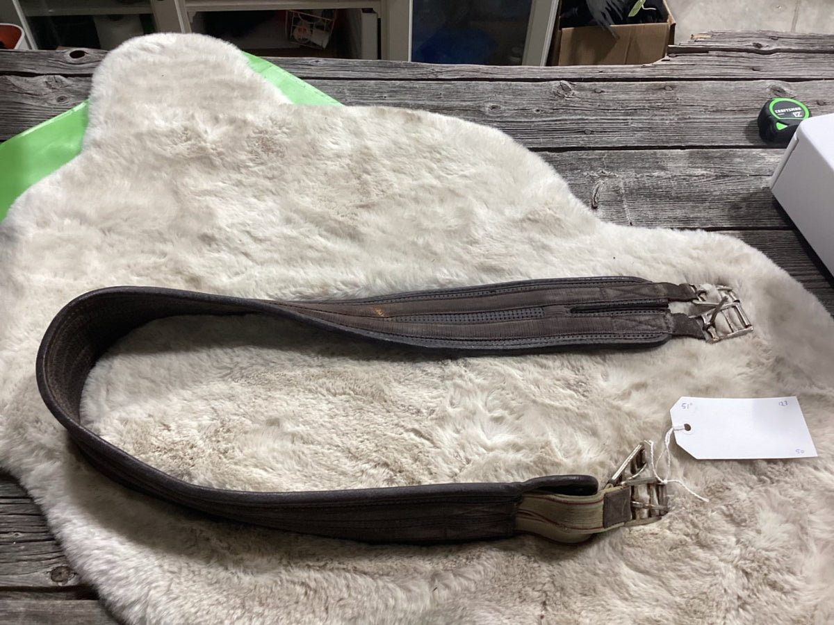 English Girth – Elastic One End, 51" | Used