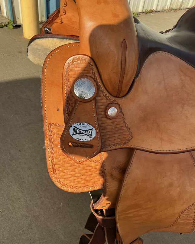 Western Saddle S16" Ortho Flex 