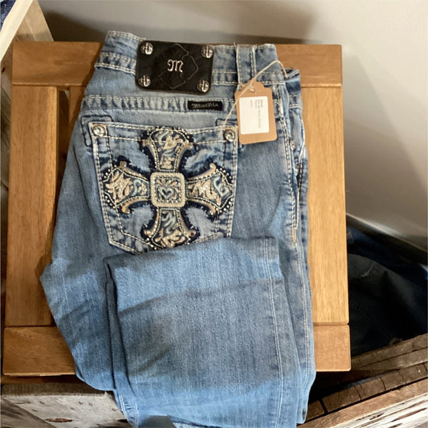 Jeans – Miss Me Skinny, Light Blue, 29 | Used