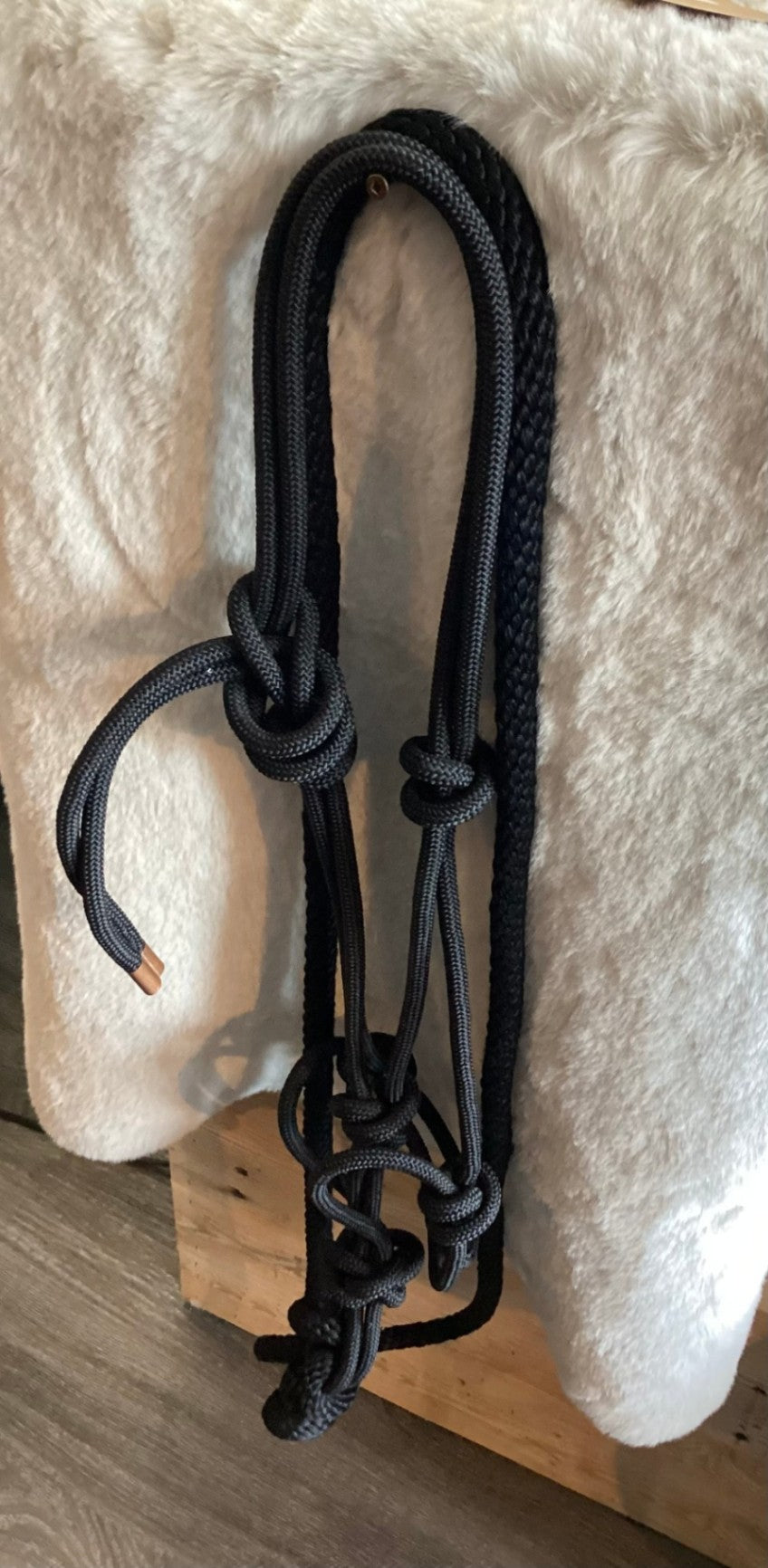 Halter – Rope, Black, Heavy (D) | Used