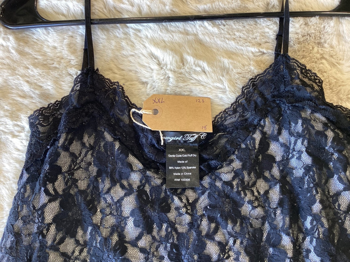 Tank Top – Cowgirl Tuff, Black, XXL | Used
