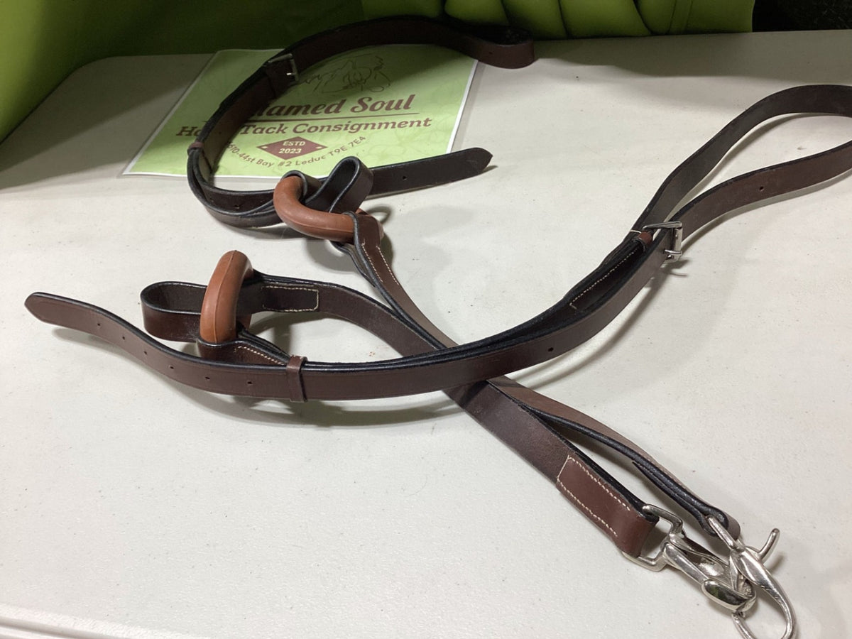 English Side Reins – Donut, Leather | Used, Like New