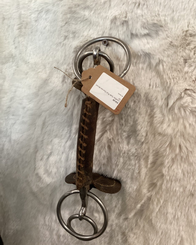 Bit – Leather Side Pull, Standardbred, 5" | Used