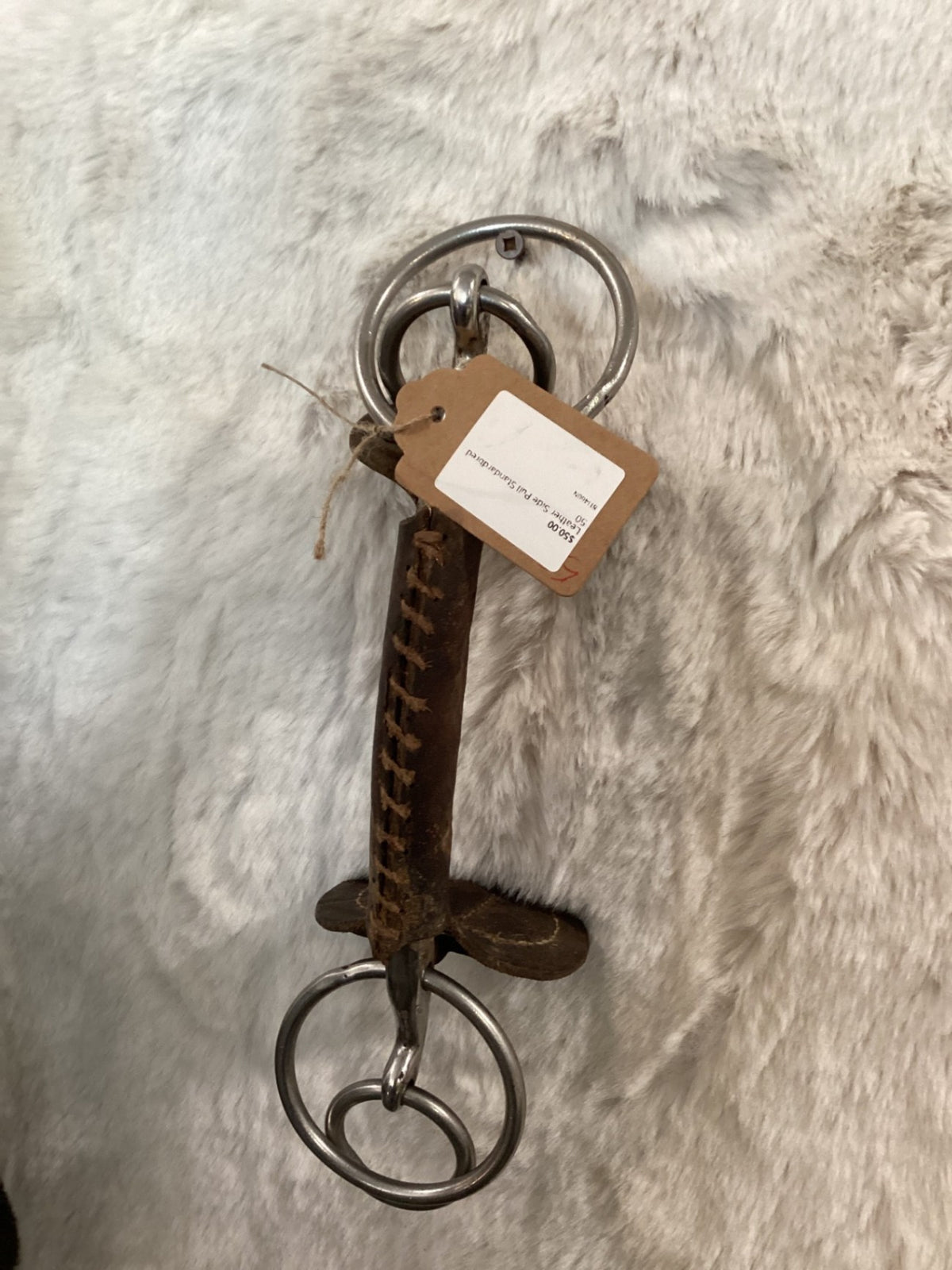 Bit – Leather Side Pull, Standardbred, 5" | Used