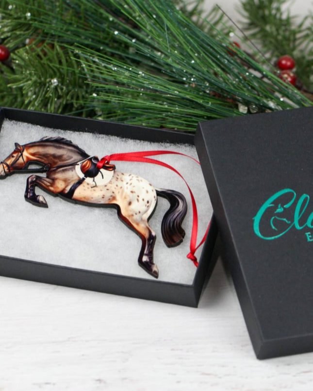 Ornament – Jumping Horse, Bay Appaloosa | New