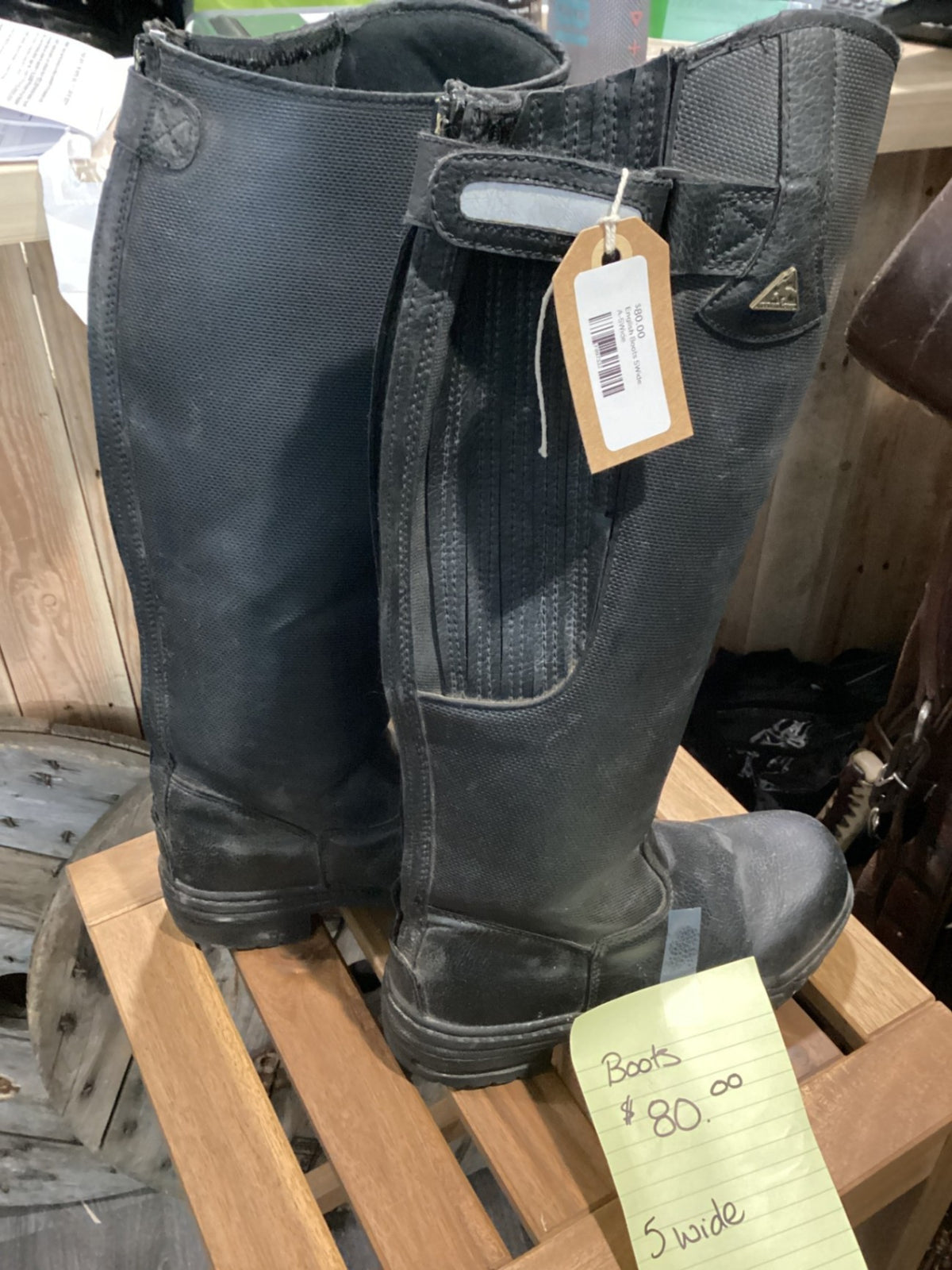 English Riding Boots – Size 5 Wide | Used