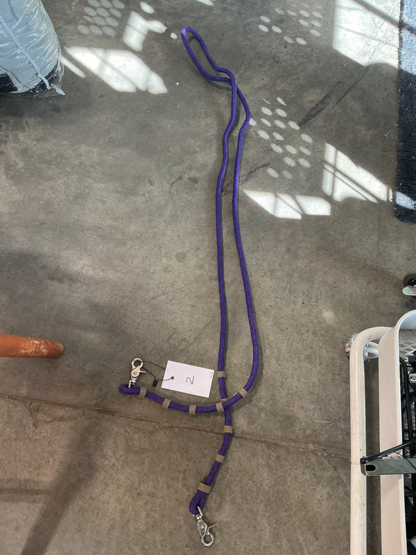 Western Reins – Rope, Purple | Used, Very Good