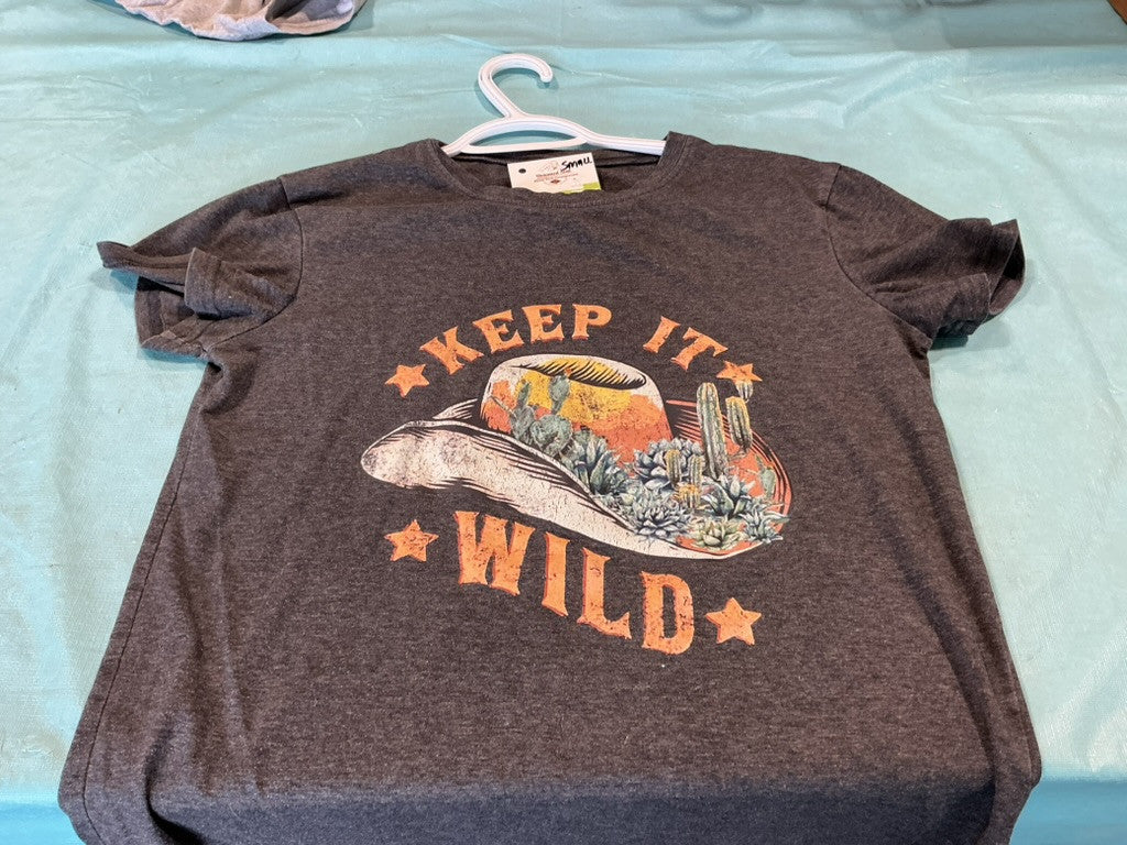 T shirt Small Keep It Wold Grey 