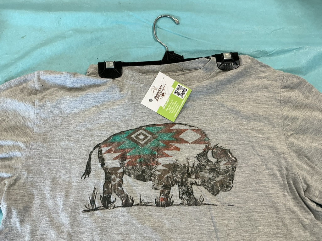 T shirt Grey Buffalo Medium 