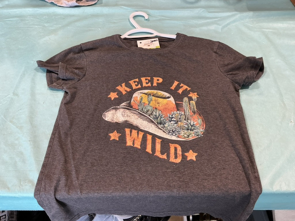 T shirt Small Keep It Wold Grey 