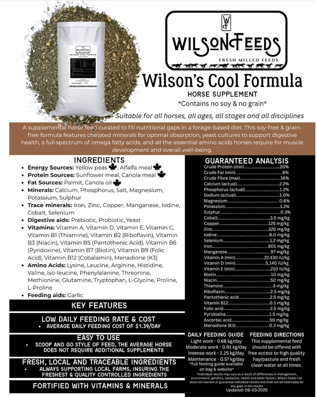 Wilsons Cool Formula 