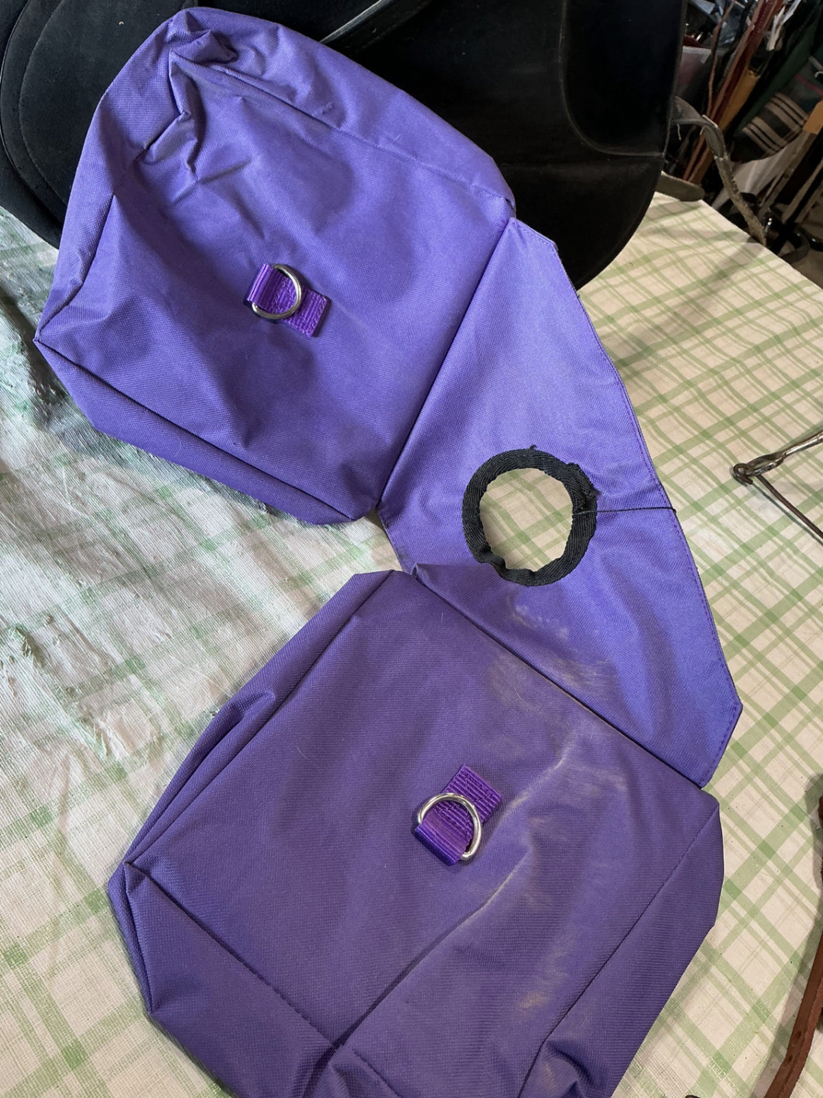 horn bags purple 