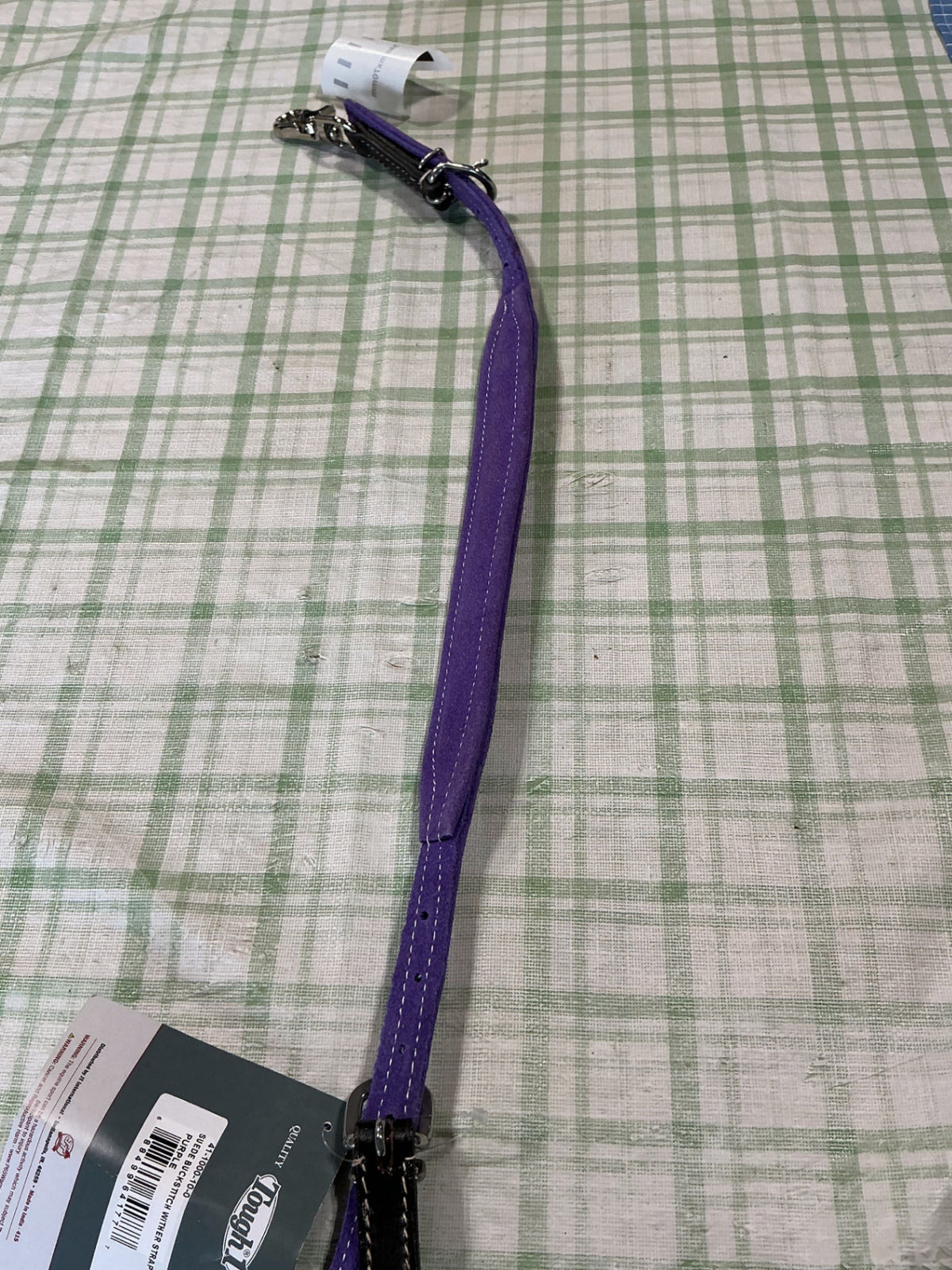  Western Wither Strap Sued  - Purple *NEW*