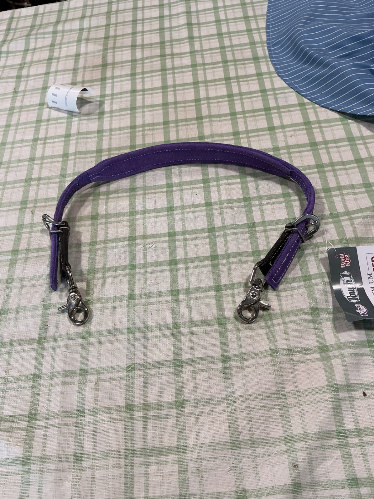  Western Wither Strap Sued  - Purple *NEW*